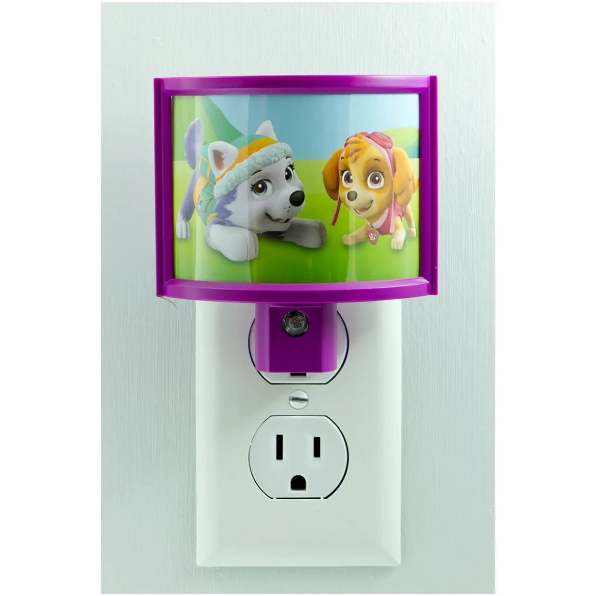 Nickelodeon Paw Patrol Wrap Shade Light Sensing LED Night Light, Purple
