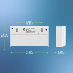 Philips Battery-Operated 2-Melody Doorbell Kit, White