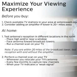 Philips Crystal HD Amplified Antenna