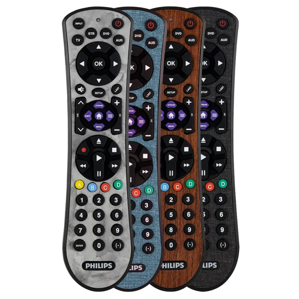 Philips 4-Device Soft Touch Universal Remote, Marble