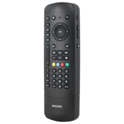 Philips 4-Device Universal Companion Remote for Roku with Flip and Slide Cradle, Black