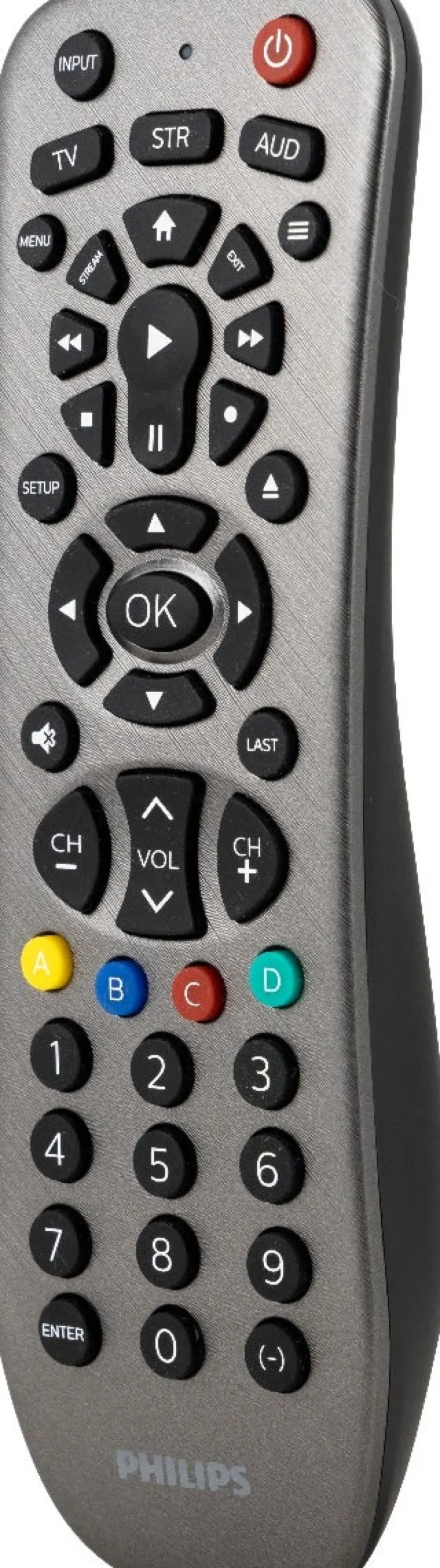 Philips 3-Device Universal Remote, Brushed Graphite