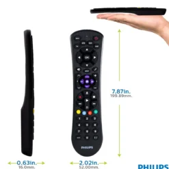 Philips 4-Device Universal Remote, Black