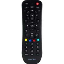 Philips 3-Device Universal Remote, Brushed Black