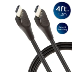 Philips EZ Grip 4ft. 4K HDMI Cable with Ethernet, Black