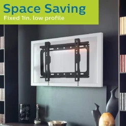 Philips Fixed TV Wall Mount, Up to 55in., Black
