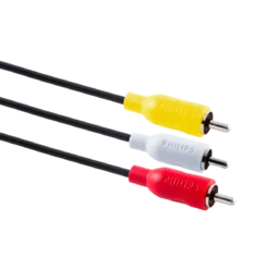 Philips 6 ft. Composite Audio/Video Cable, Black