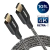Philips 10ft. 4K Premium HDMI Cable with Ethernet, Black