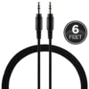 Philips 6ft. 3.5mm Auxiliary Audio Cable, Black