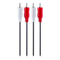 Philips 6ft. RCA Audio Cable, Black
