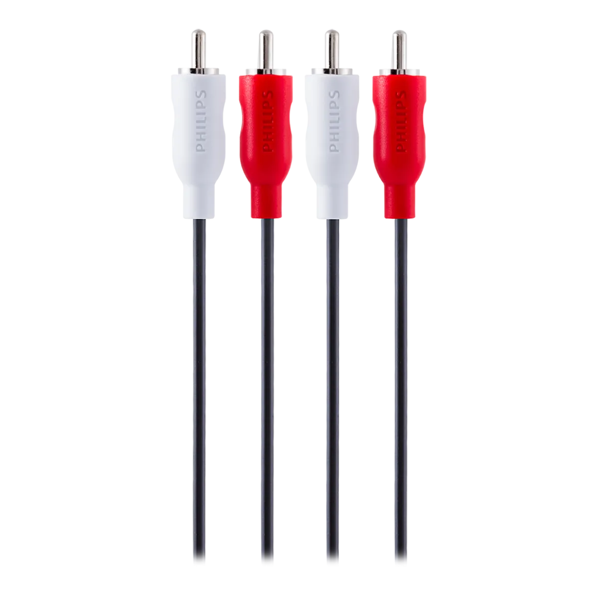Philips 6ft. RCA Audio Cable, Black