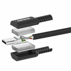 Philips 6ft. USB-C Charging Cable, Black