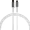 Philips 3ft. USB-C Lightning Charging Cable with Braided Cord, White