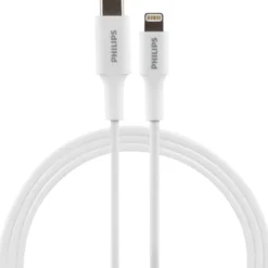 Philips 4ft. USB-C to Lightning Charging Cable, White