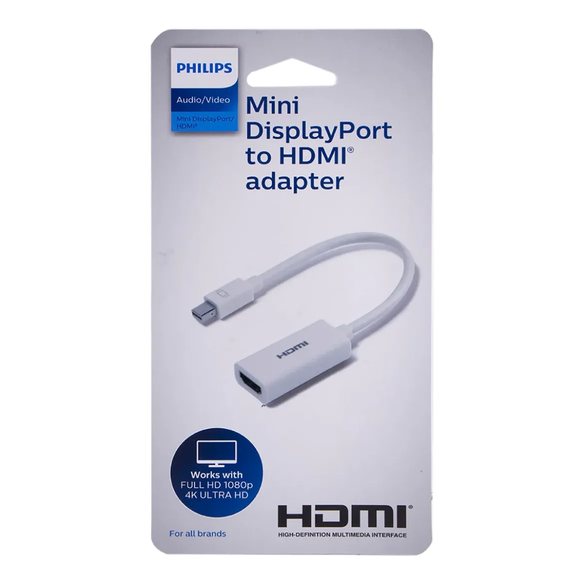 Philips Mini DisplayPort to HDMI Adapter, White