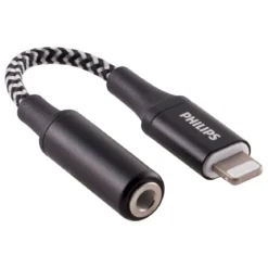 Philips 3.5mm Lightning Adapter, Black