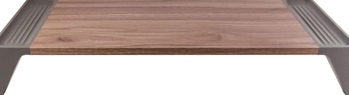 Philips Monitor Stand, Brown Wood