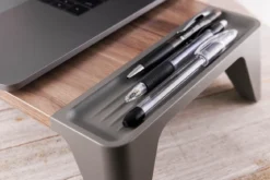 Philips Monitor Stand, Brown Wood