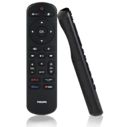 Philips OneTouch Streaming Replacement Remote Control, Streaming, Backlit, Black