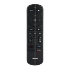 Philips OneTouch Streaming Replacement Remote Control, Streaming, Backlit, Black
