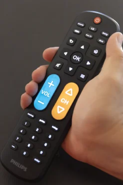 Philips OneTouch Universal Remote, 2-Device, Big Buttons, Backlit