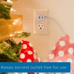 Philips 1-Outlet 9ft. Extension Cord with Foot Switch, White