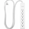Philips 6-Outlet 4ft. Surge Protector, White