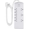 Philips 8-Outlet 8ft. Surge Protector, White