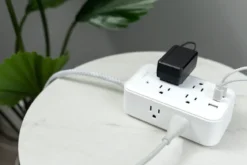 Philips 8-Outlet 6ft. Surge Protector with USB Charging, White