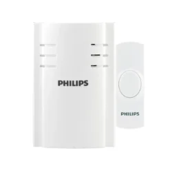 Philips Plug-in 8-Melody Doorbell Kit, White