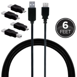 Philips Universal USB Cable Kit, Black