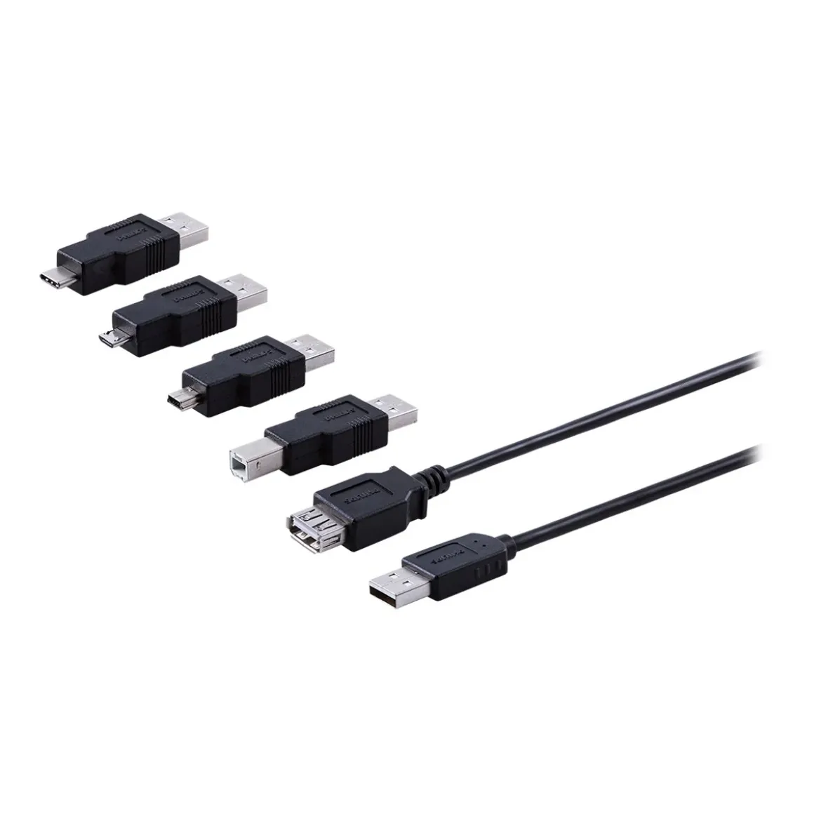 Philips Universal USB Cable Kit, Black