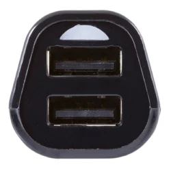 Philips 2-USB Car Charger, Black