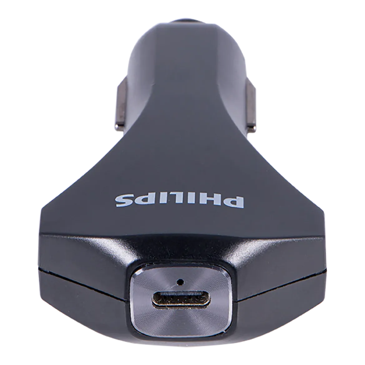 Philips 1-USB Car Charger with USB-C and Power Delivery, Black