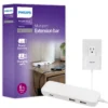 Philips USB Extension Bar, 3 ports, 2 USB-A ,1 20W USB-C, 32W Total, 6ft. Cable, White
