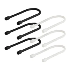 Philips Zip Ties, 7in. 6 Pack, Black and White