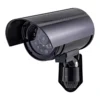 Power Gear Battery-Operated Decoy Security Bullet Camera with Red Indicator LED, Black