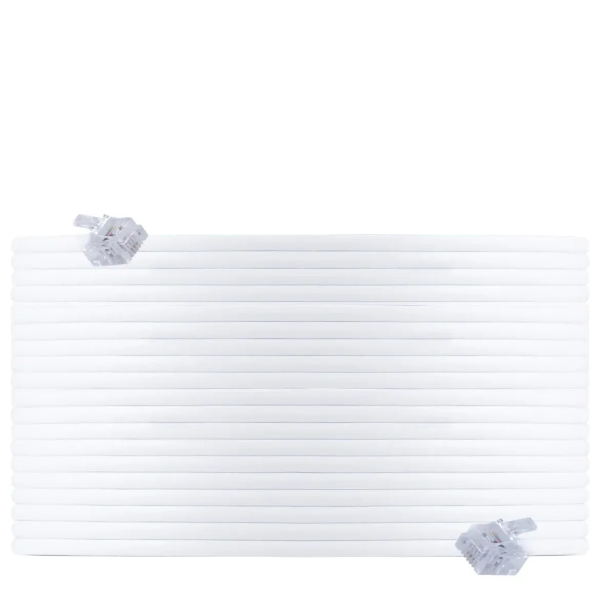 Power Gear 100ft. Phone Line Cord, White