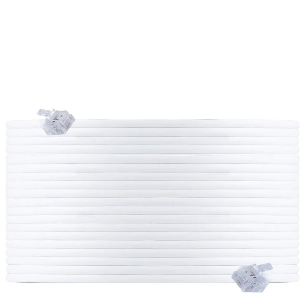 Power Gear 100ft. Phone Line Cord, White