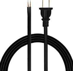 Power Gear 8ft. Polarized Replacement Lamp Cord, Black