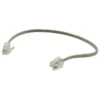 Power Gear 8 in. Phone Line Cord, Gray