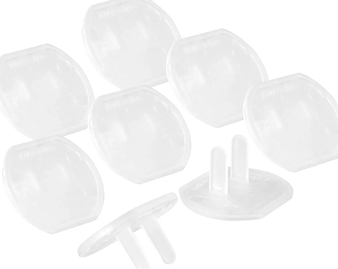 Power Gear Safety Outlet Covers, 8 Pack, White