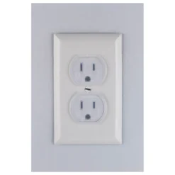 Power Gear Safety Outlet Covers, 8 Pack, White