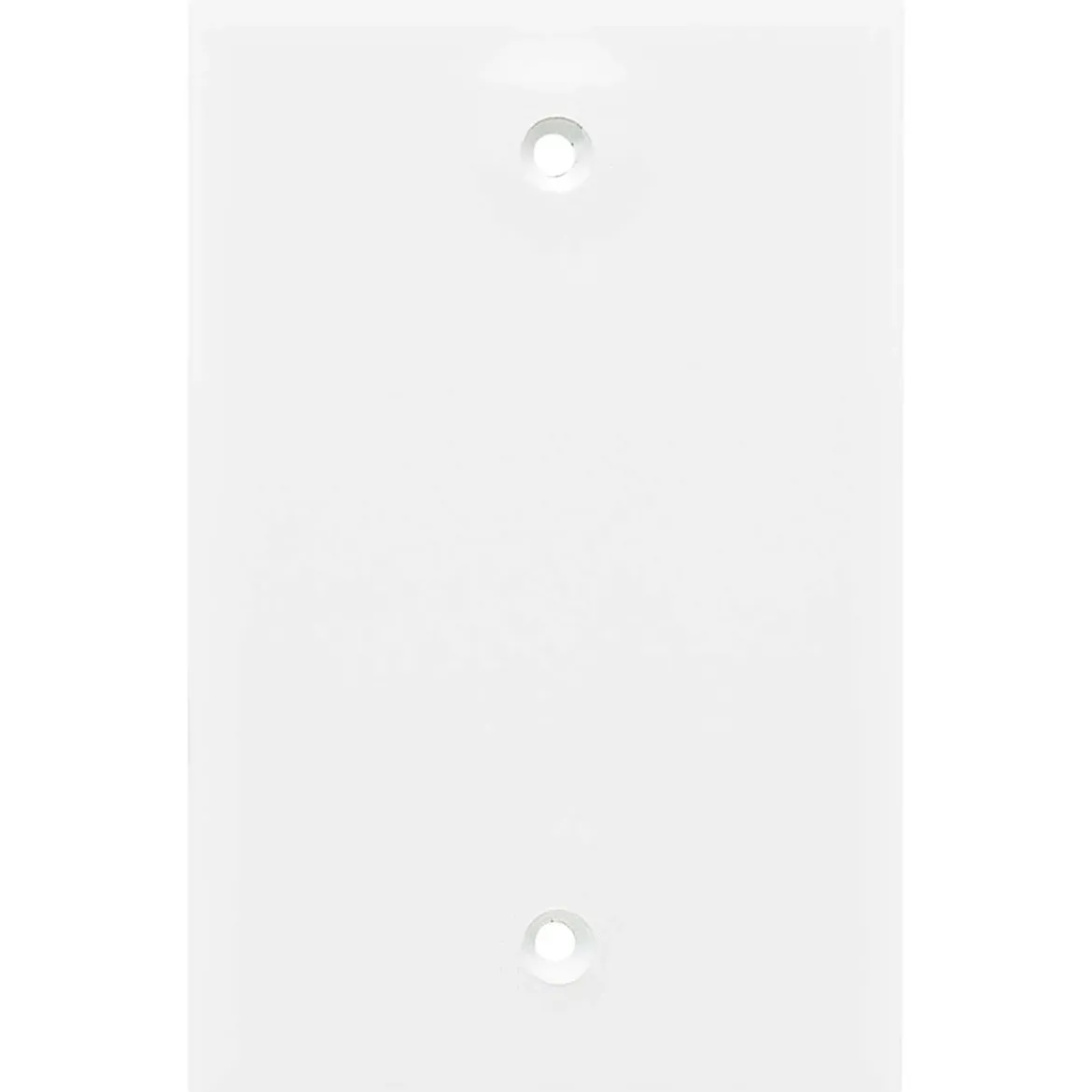 Power Gear Single Blank Oversized Wall Plate Cover, White