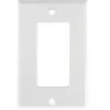 Power Gear Single Rocker Switch Oversized Wall Plate, White