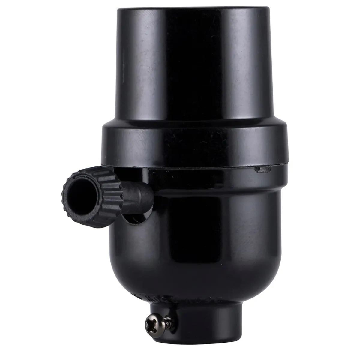 Power Gear 3-Way Lamp Socket, Black 2 Pack