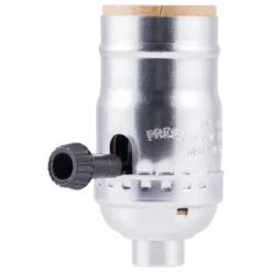 Power Gear 3-Way Lamp Socket, Nickel
