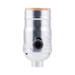 Power Gear 3-Way Lamp Socket, Nickel