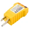 Power Gear 3-Wire Receptacle Tester, Yellow
