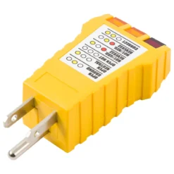 Power Gear 3-Wire Receptacle Tester, Yellow